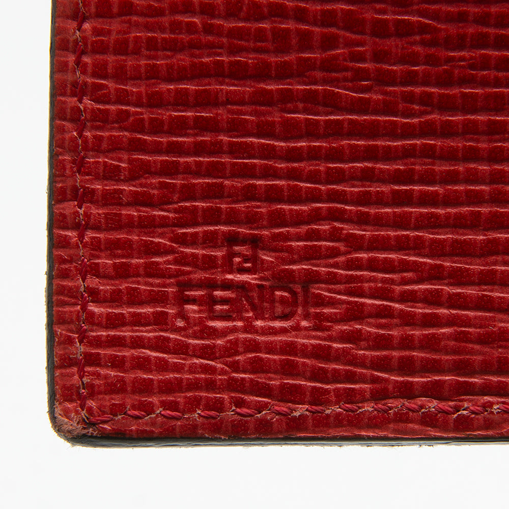 Fendi Zucca Spalmatti Trifold Wallet