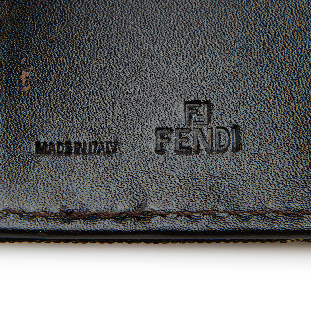 Fendi Zucca Trifold Compact Wallet - FINAL SALE