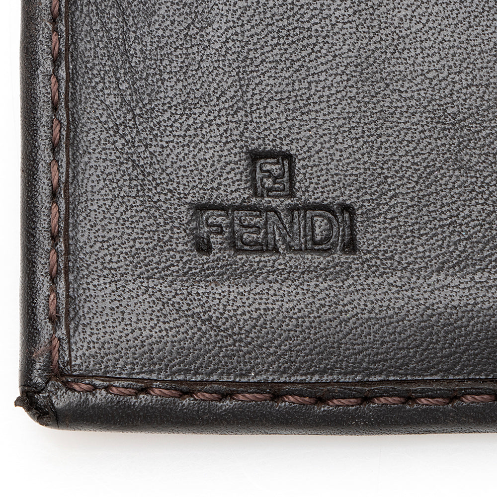 Fendi Zucchino Compact Wallet