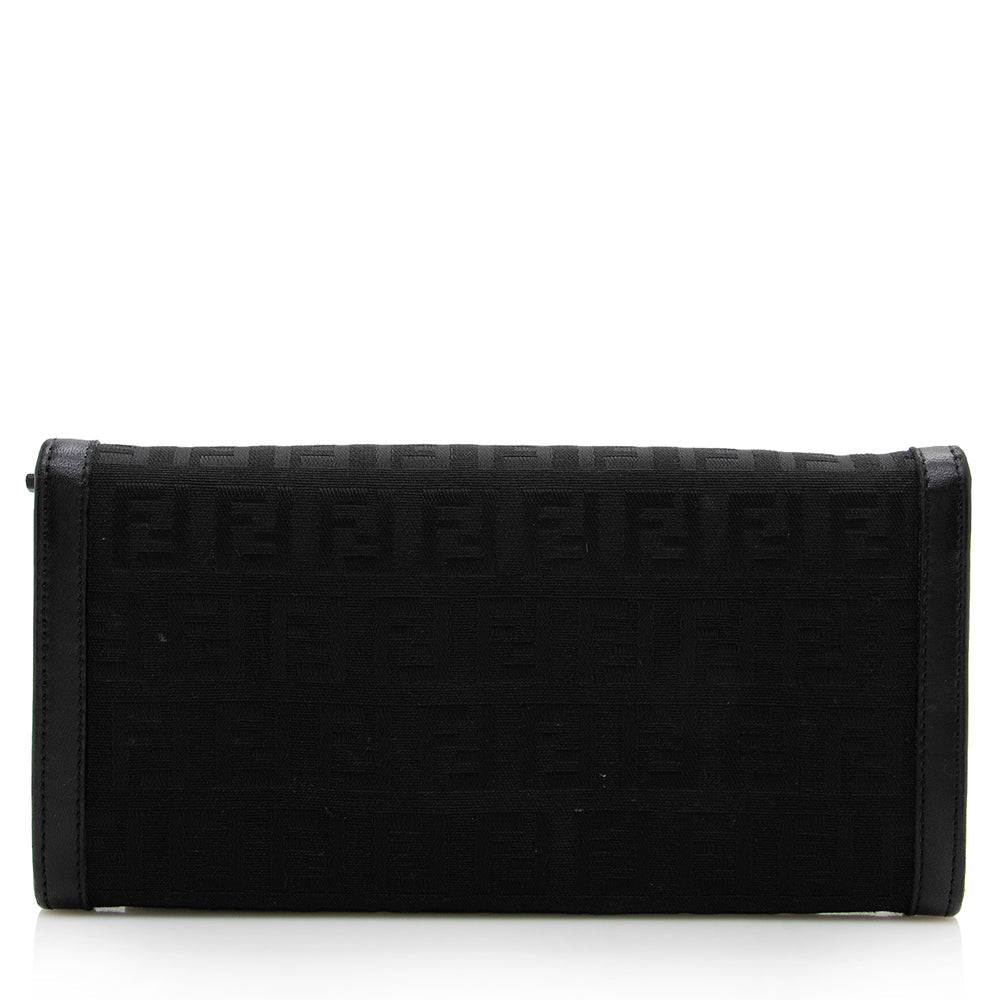 Fendi Zucchino Flap Wallet