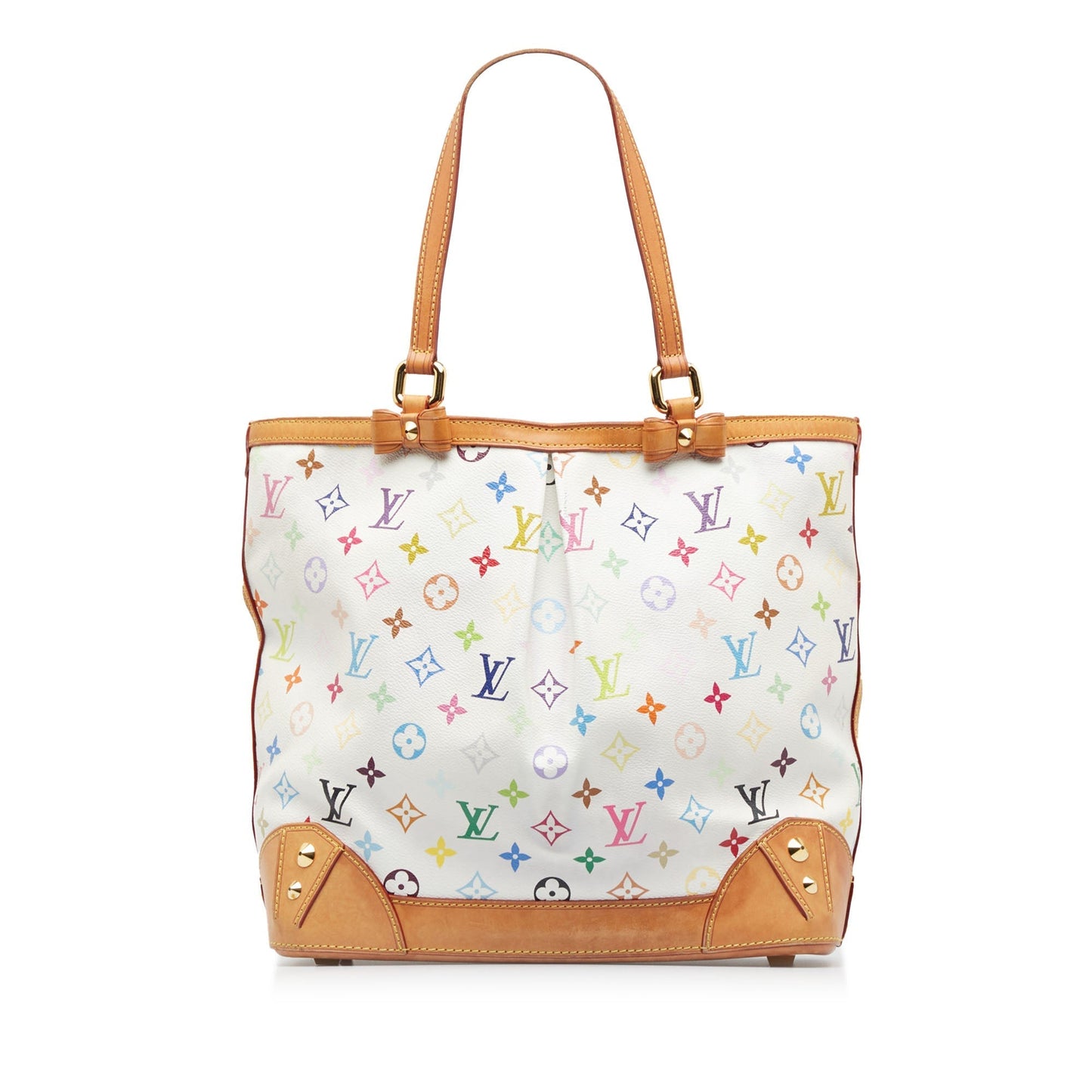 White Louis Vuitton Monogram Multicolore Sharleen MM Tote Bag