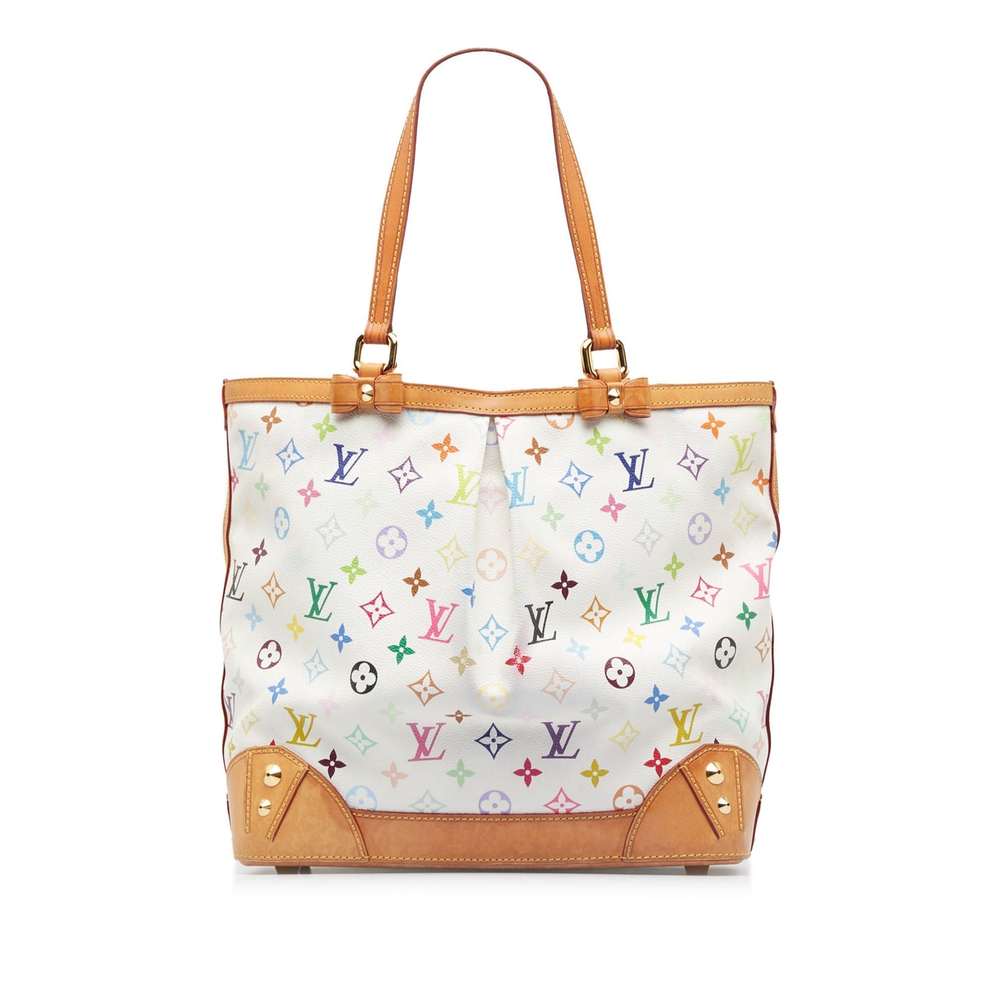 White Louis Vuitton Monogram Multicolore Sharleen MM Tote Bag