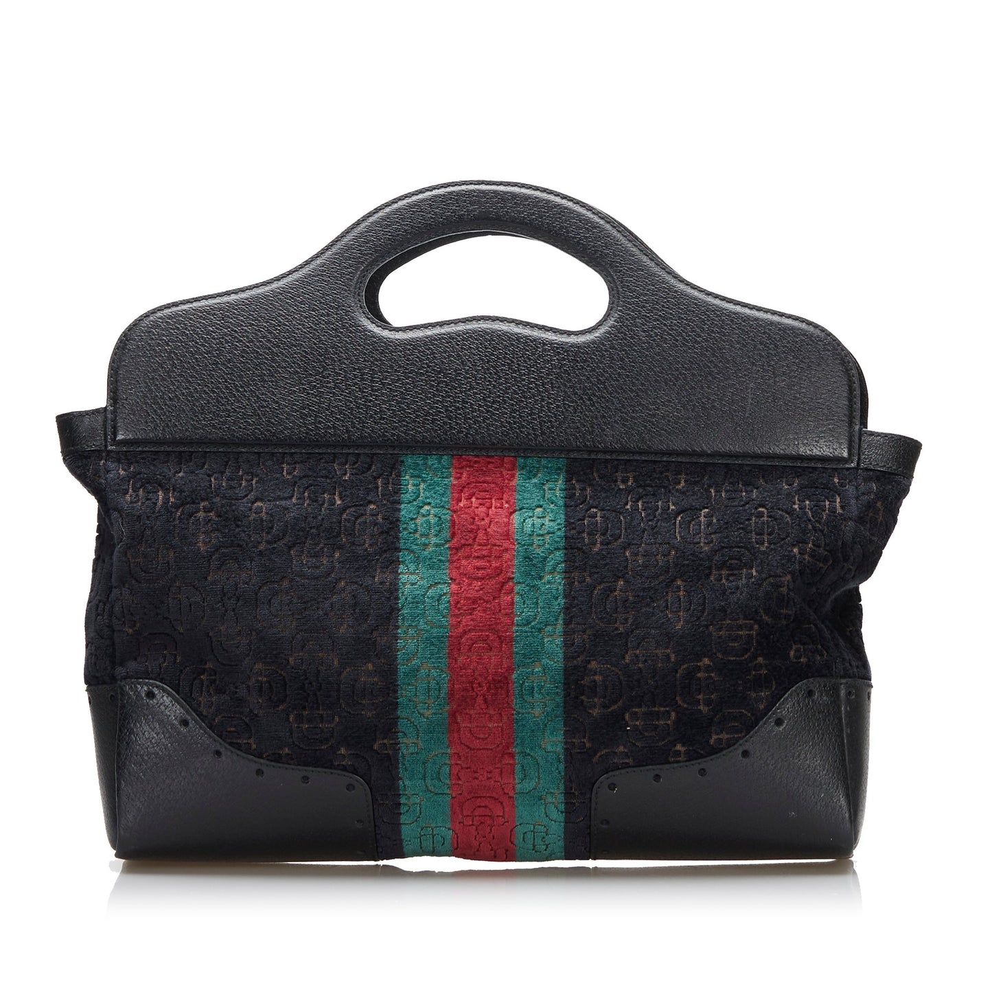 Gucci Medium Embossed Horsebit Velvet Punch Tote Tote Bag