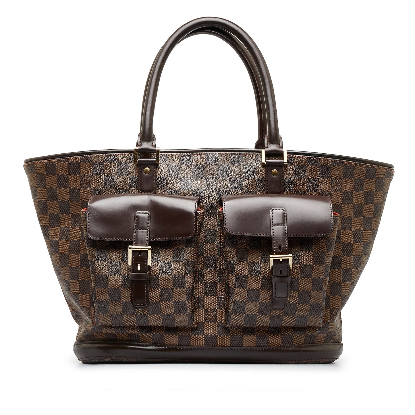 Brown Louis Vuitton Damier Ebene Manosque GM Tote Bag