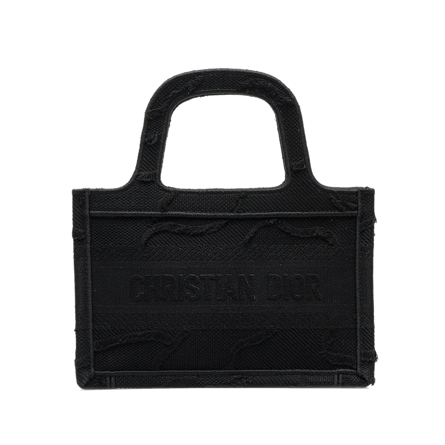 Black Dior Mini Book Tote