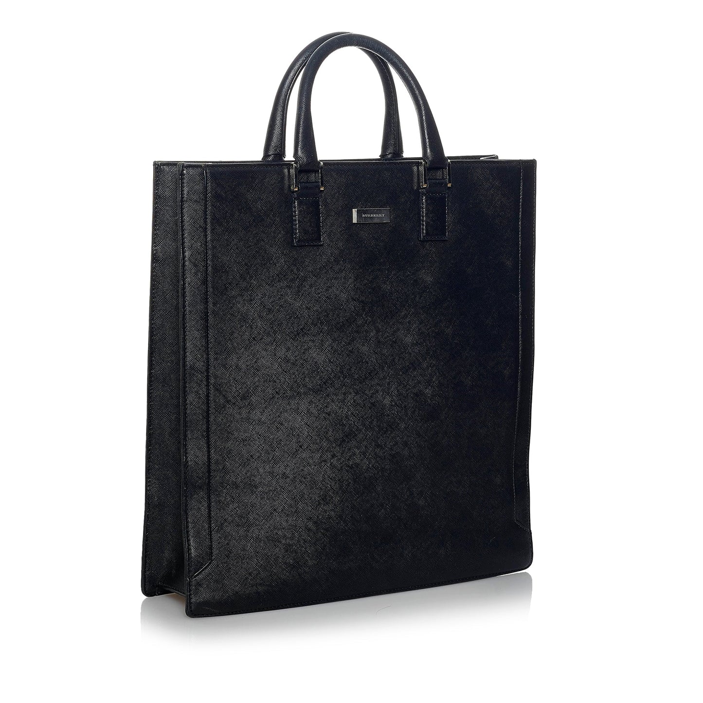 Black BBR Leather Tote Bag