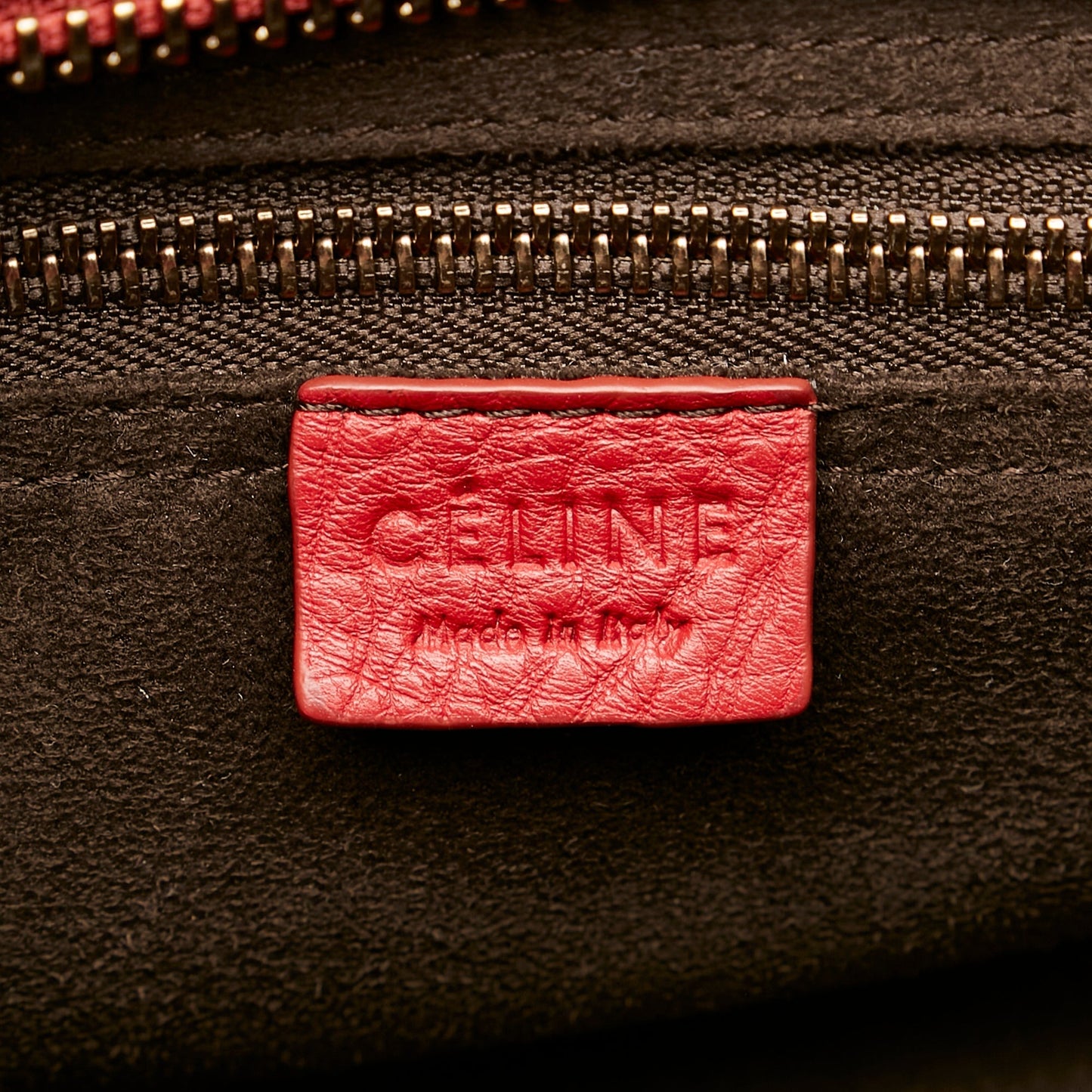 Celine Mini Luggage Leather Tote Bag