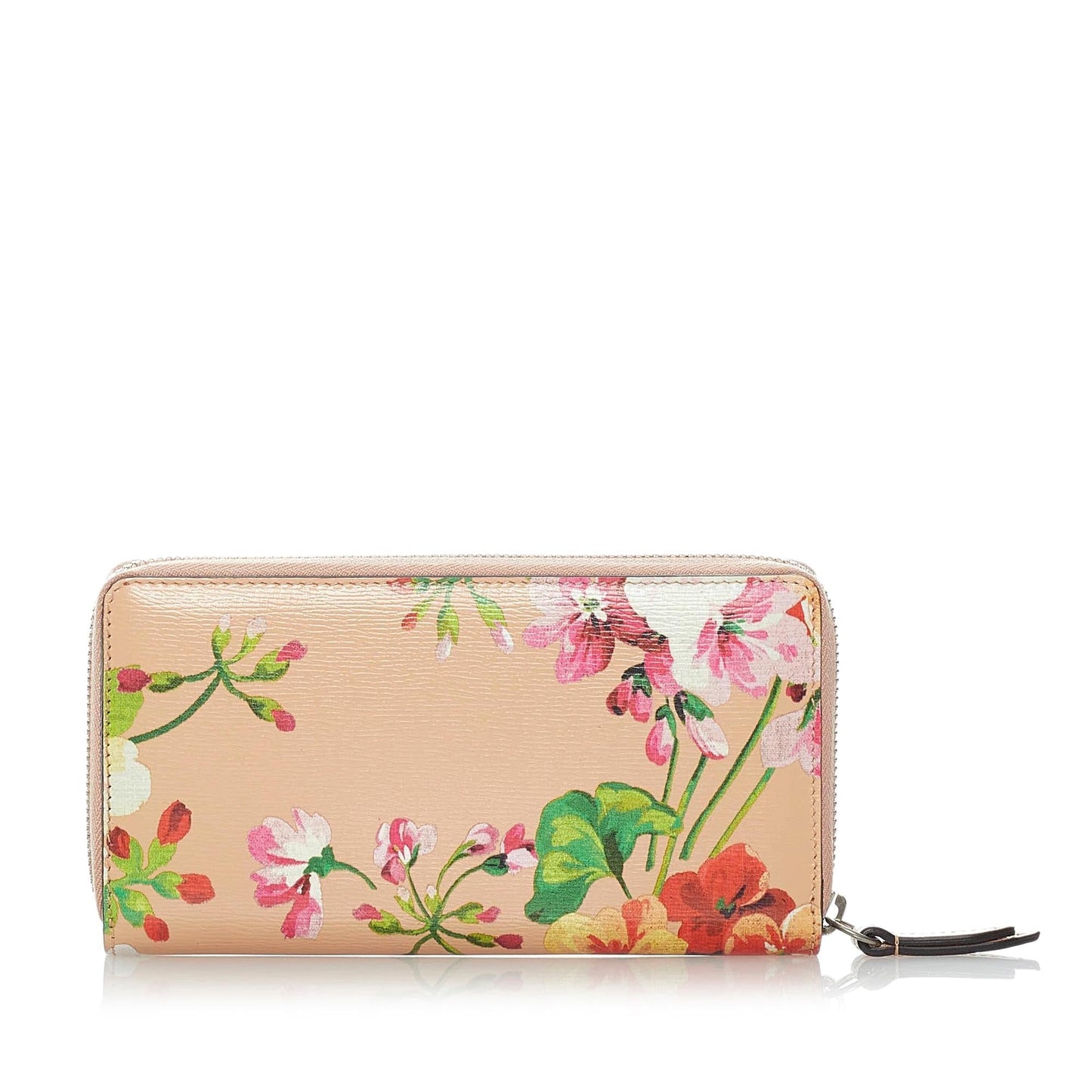 Gucci GG Blooms Zip Around Long Wallet