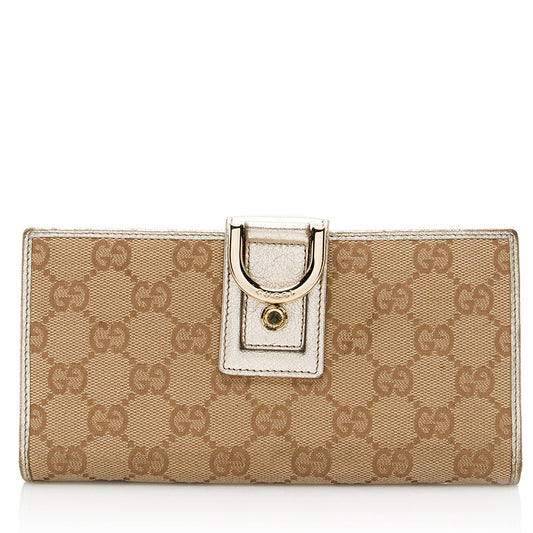 Gucci GG Canvas Abbey Wallet