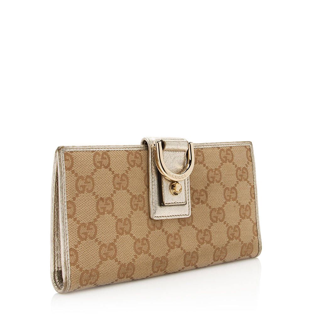 Gucci GG Canvas Abbey Wallet