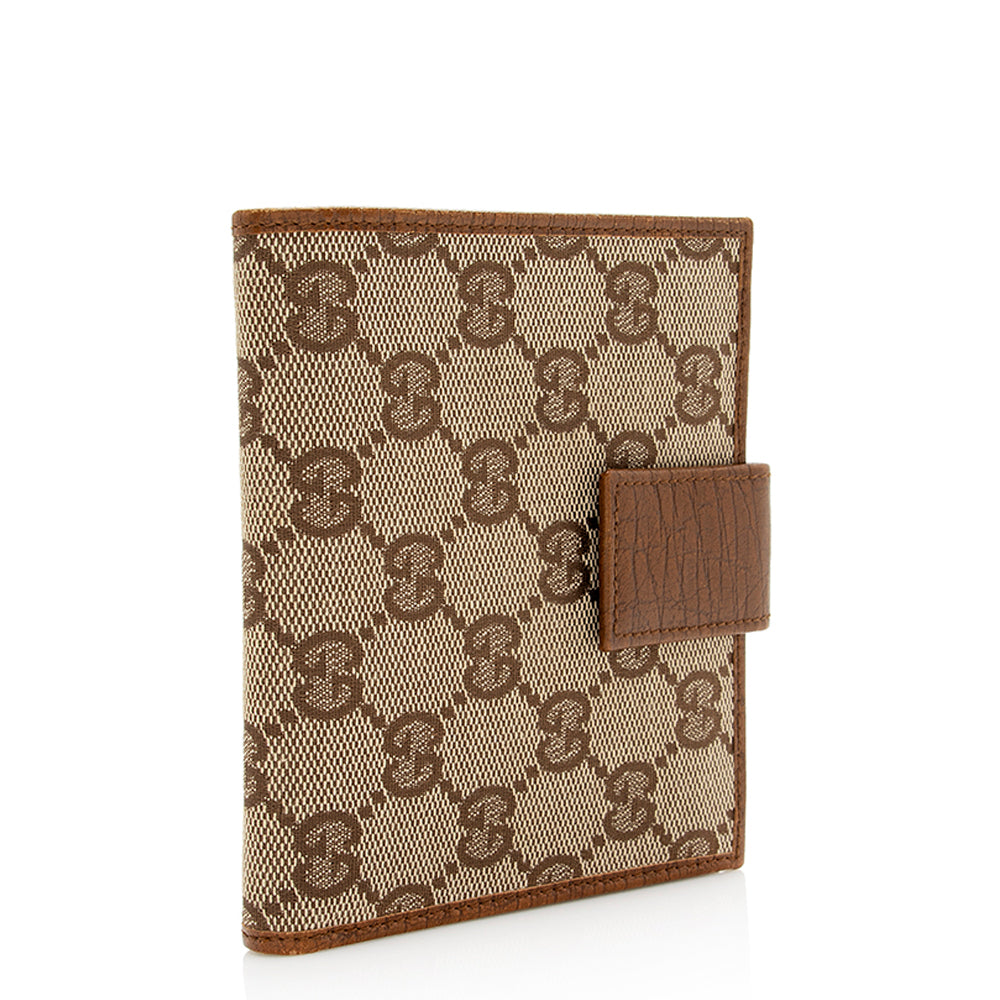 Gucci GG Canvas Bamboo Compact Wallet