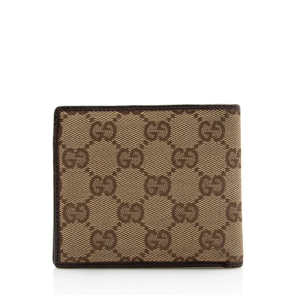 Gucci GG Canvas Bi-Fold Wallet