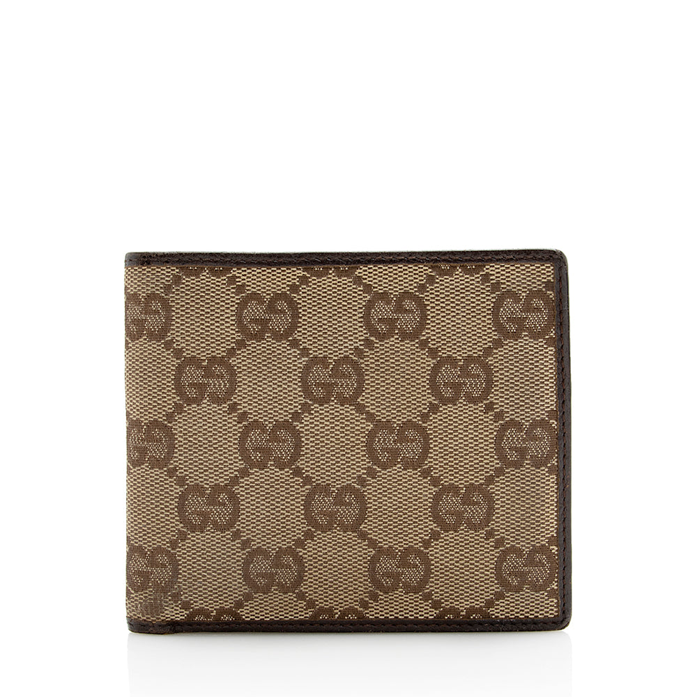 Gucci GG Canvas Bi-Fold Wallet