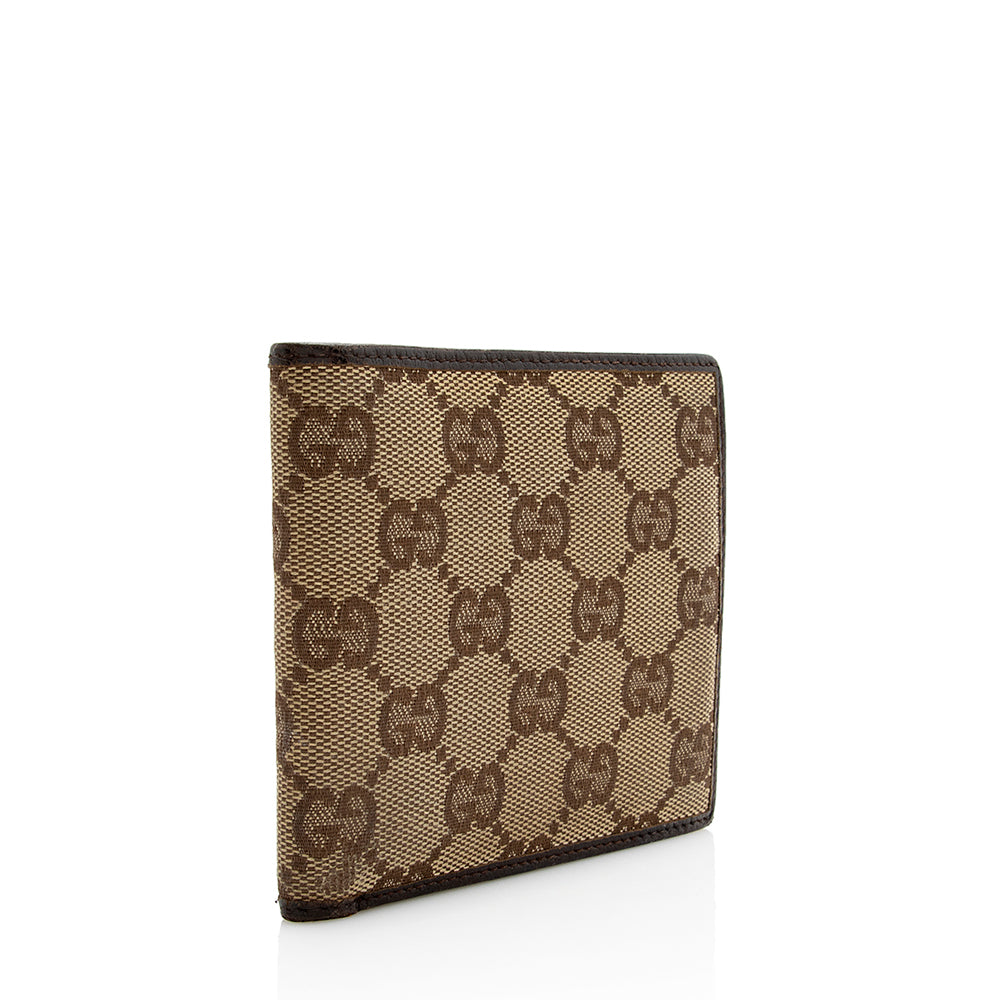 Gucci GG Canvas Bi-Fold Wallet