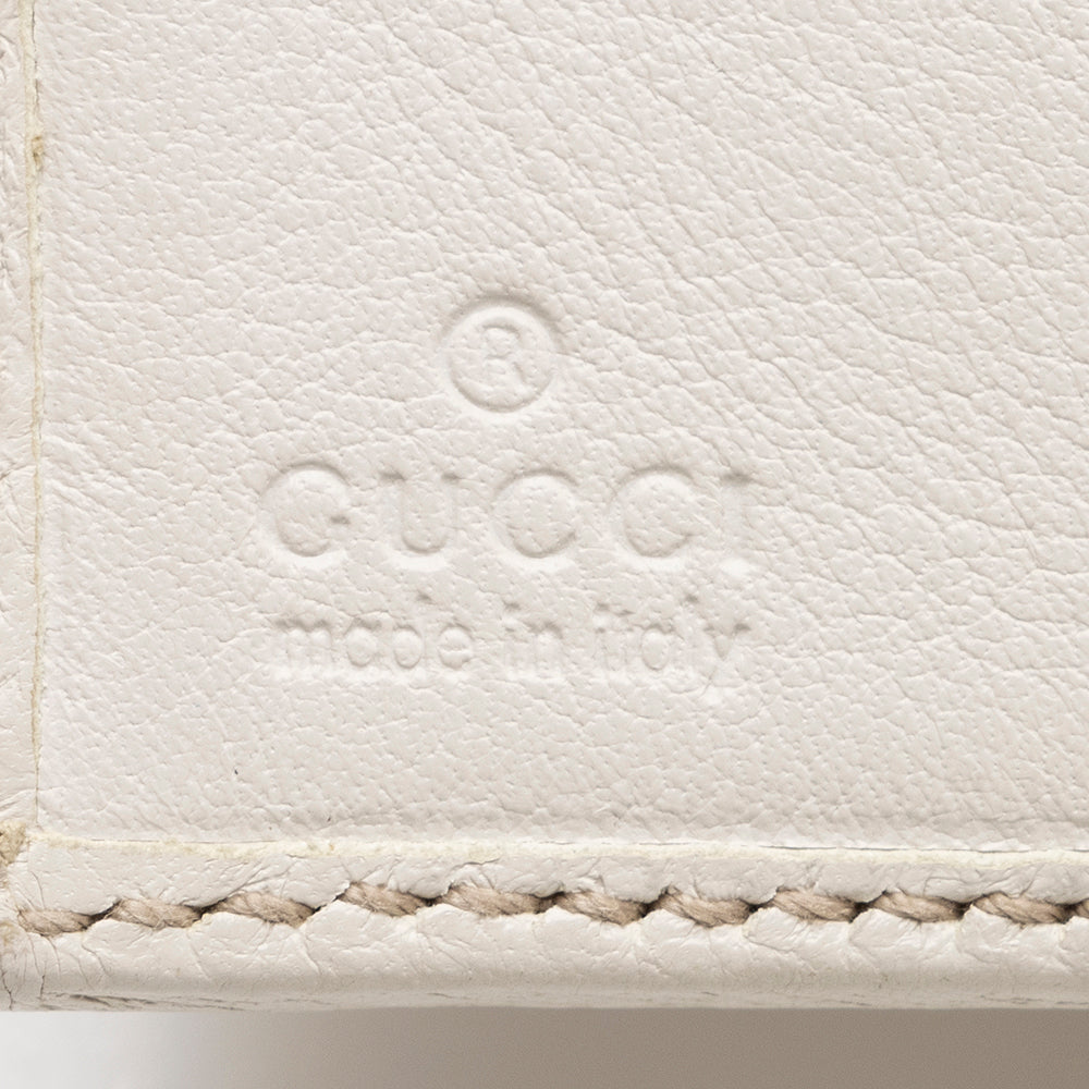 Gucci GG Canvas Heart French Compact Wallet