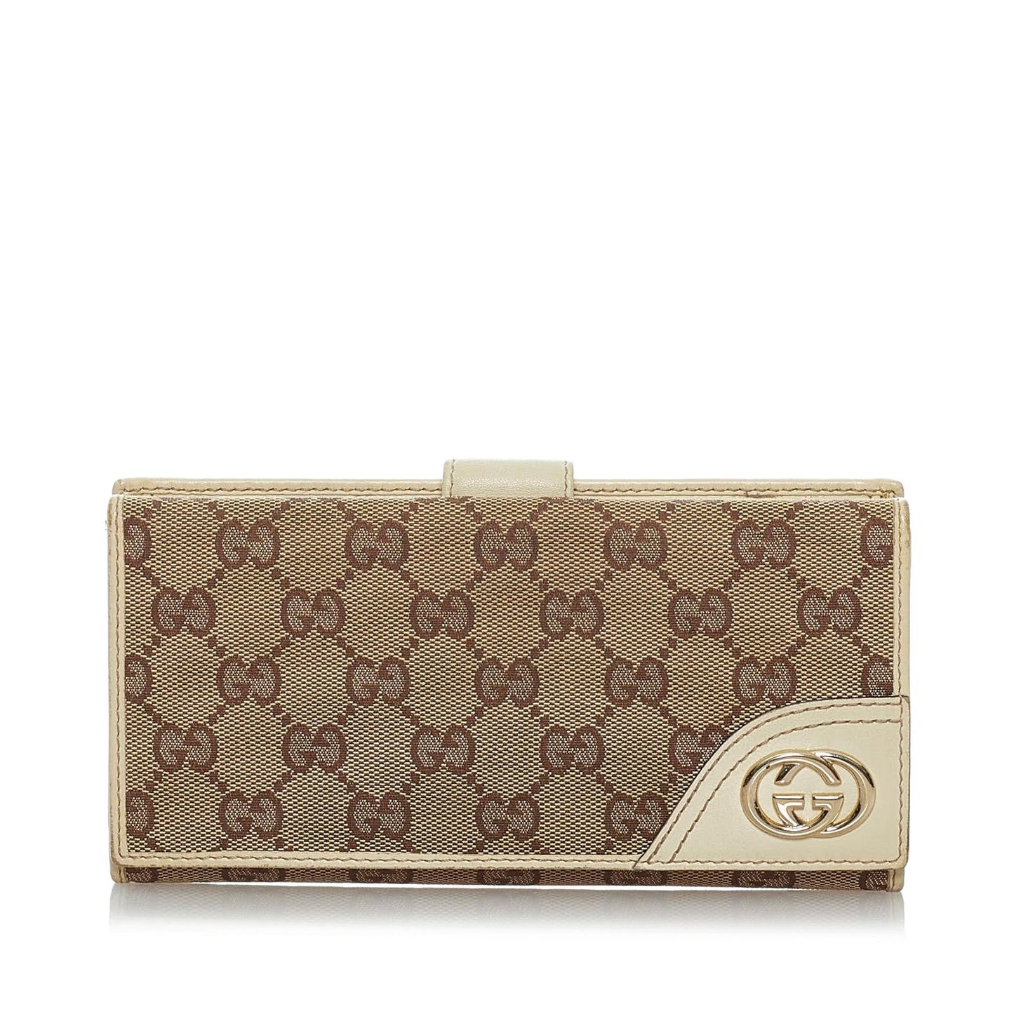 Gucci GG Canvas Interlocking G Long Wallet