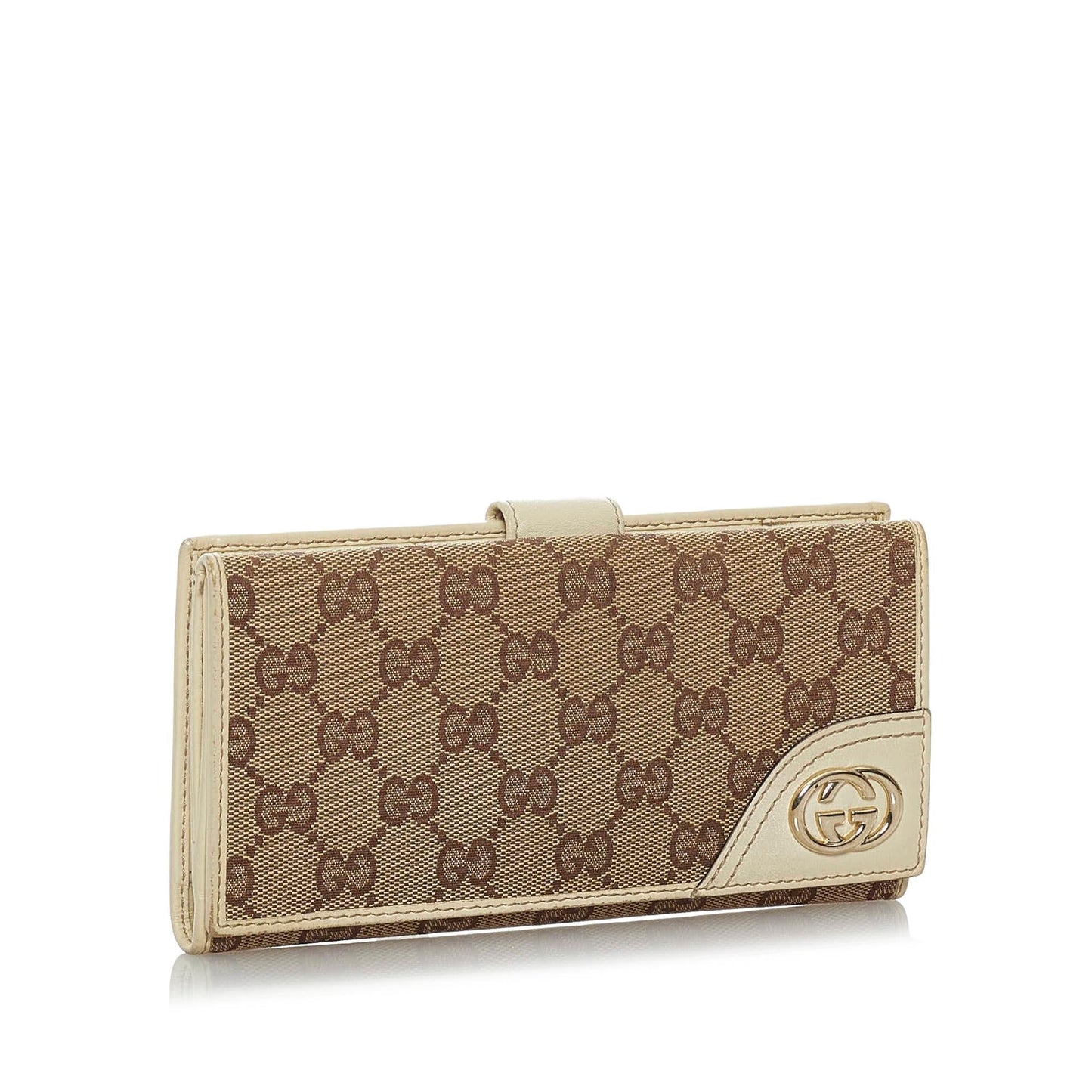 Gucci GG Canvas Interlocking G Long Wallet