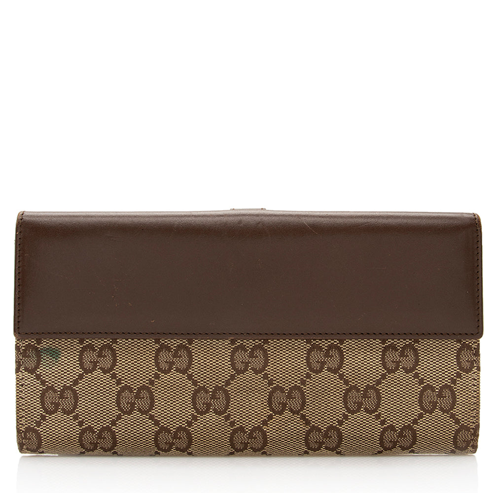 Gucci GG Canvas Jackie Long Wallet