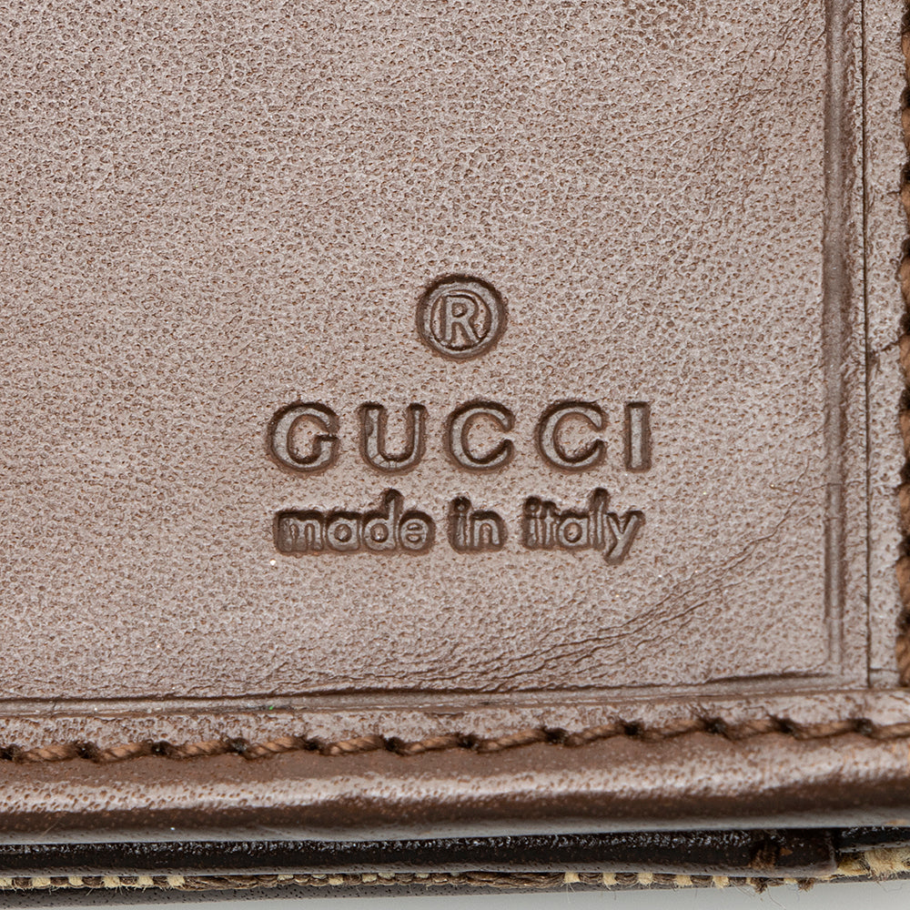 Gucci GG Canvas Jackie Long Wallet