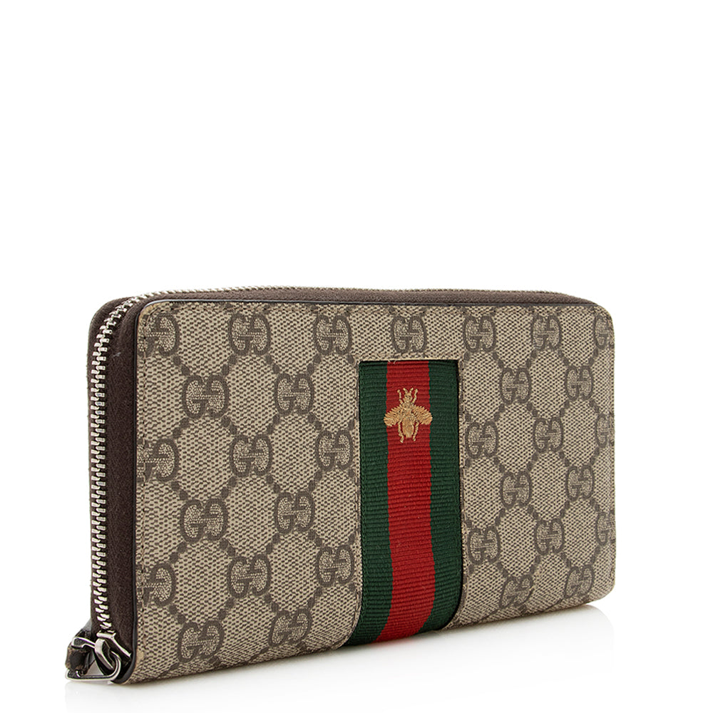 Gucci GG Canvas Supreme Long Wallet