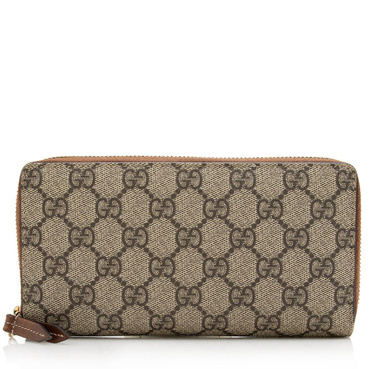 Gucci GG Canvas Zip Around Wallet