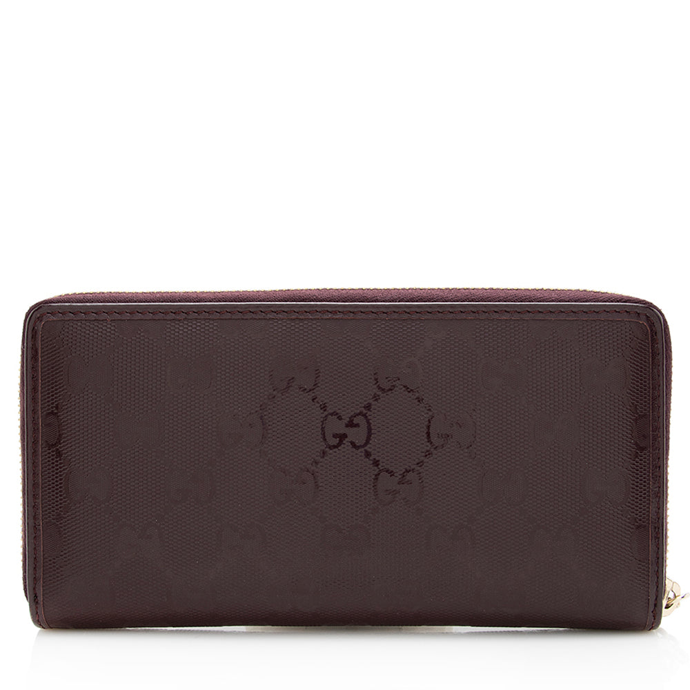 Gucci GG Imprime Interlocking G Zip Around Wallet