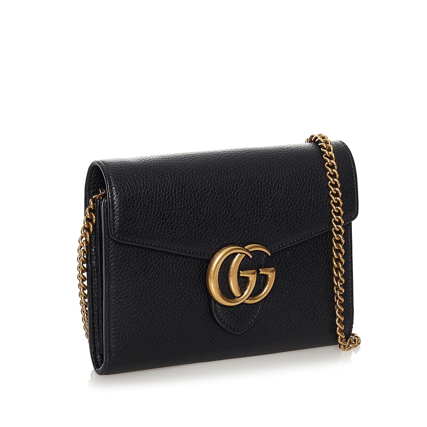 Gucci GG Marmont Leather Wallet on Chain