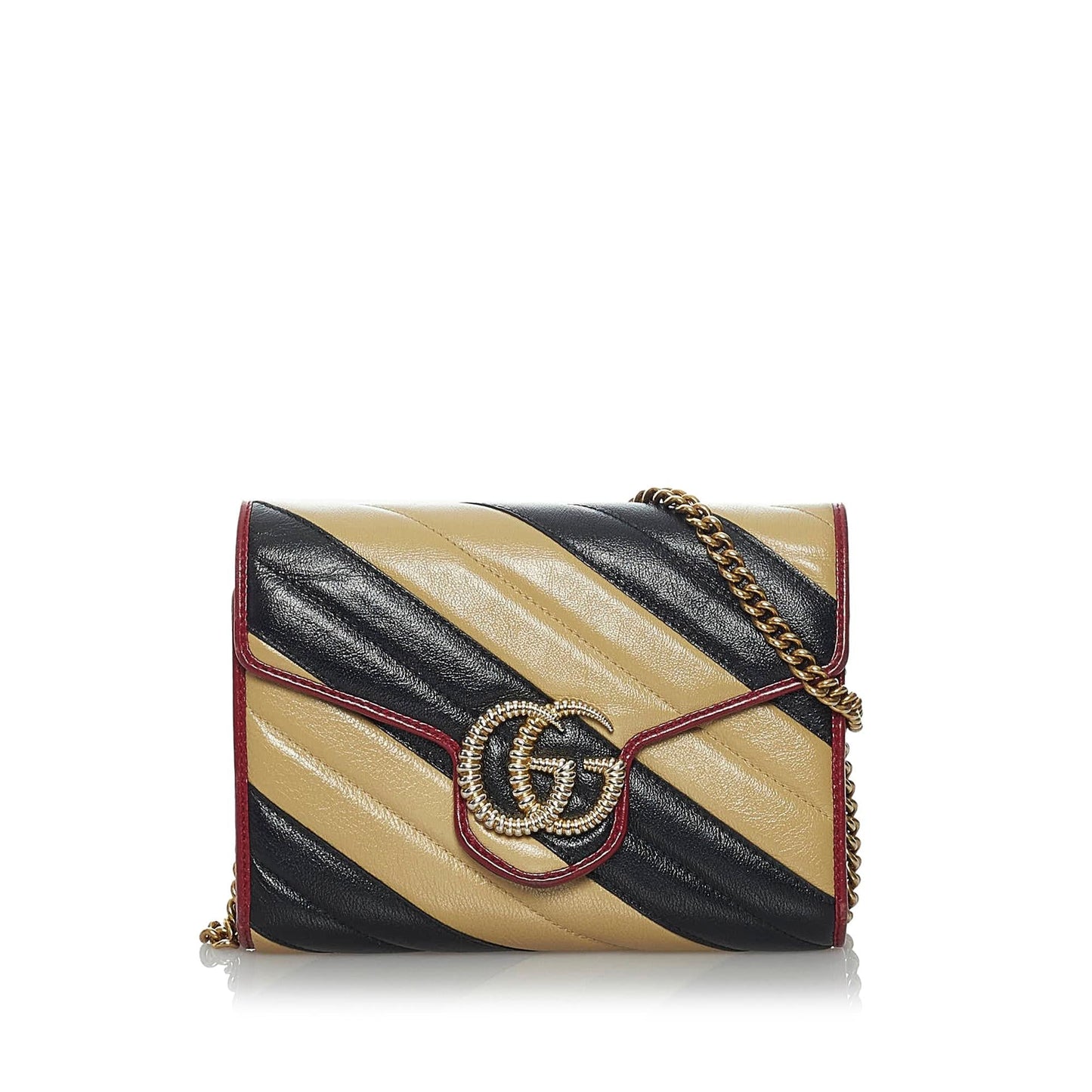 Gucci GG Marmont Leather Wallet on Chain