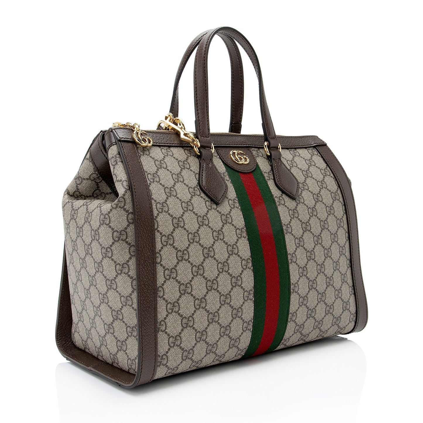 Gucci GG Supreme Ophidia Medium Top Handle Tote (SHF-VigNlG)