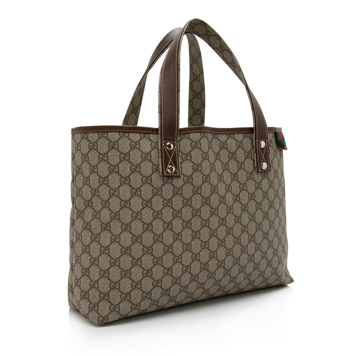 Gucci GG Supreme Signature Web Loop Medium Tote (SHF-J62D4H)