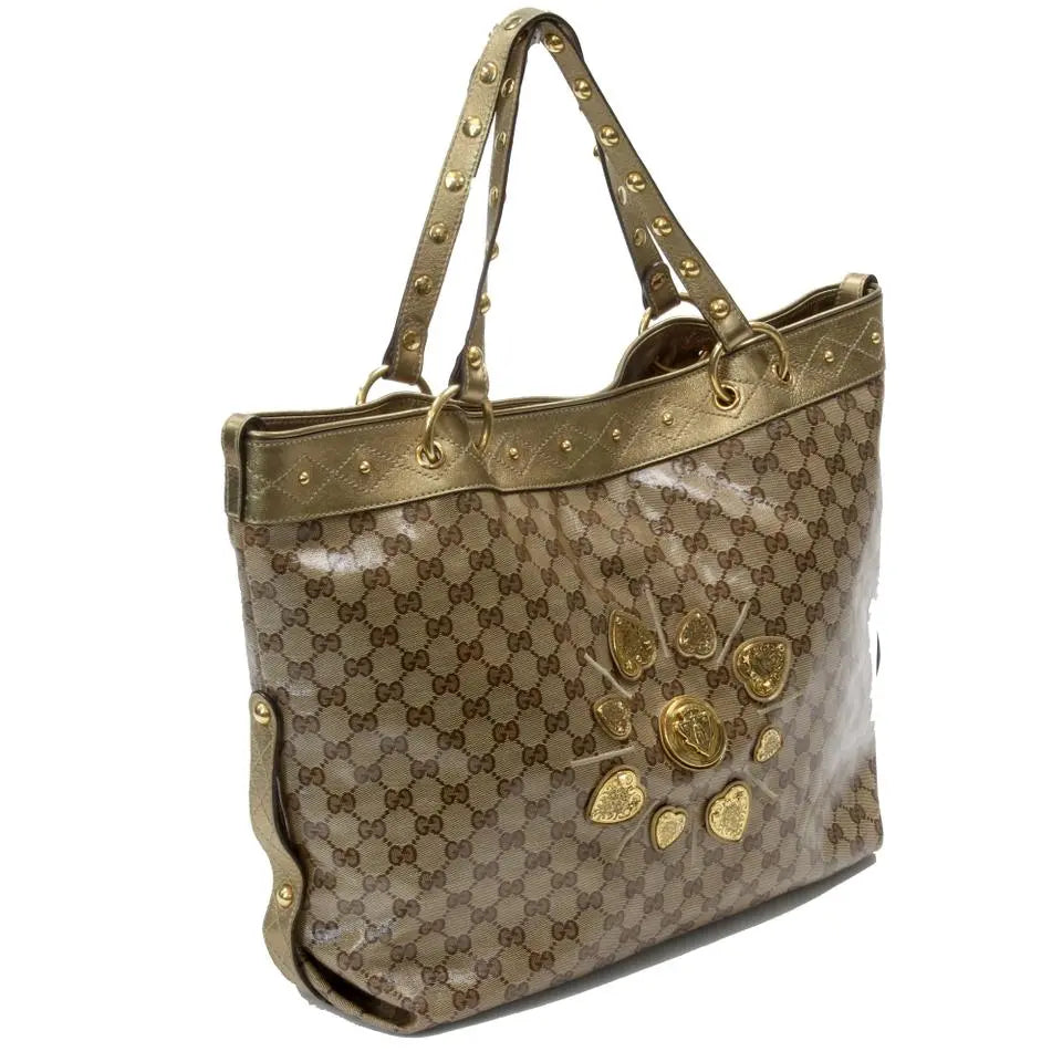 Gucci Hysteria Large Monogram GG Medallion Tote GG-B0916P-0058