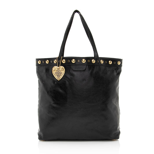 Gucci Leather Babouska Large Tote