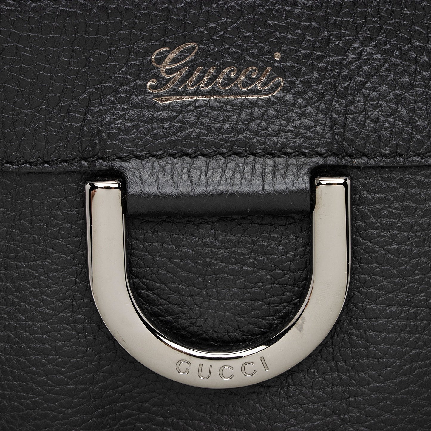 Gucci Leather D-Gold Tote (SHF-SmTGg0)