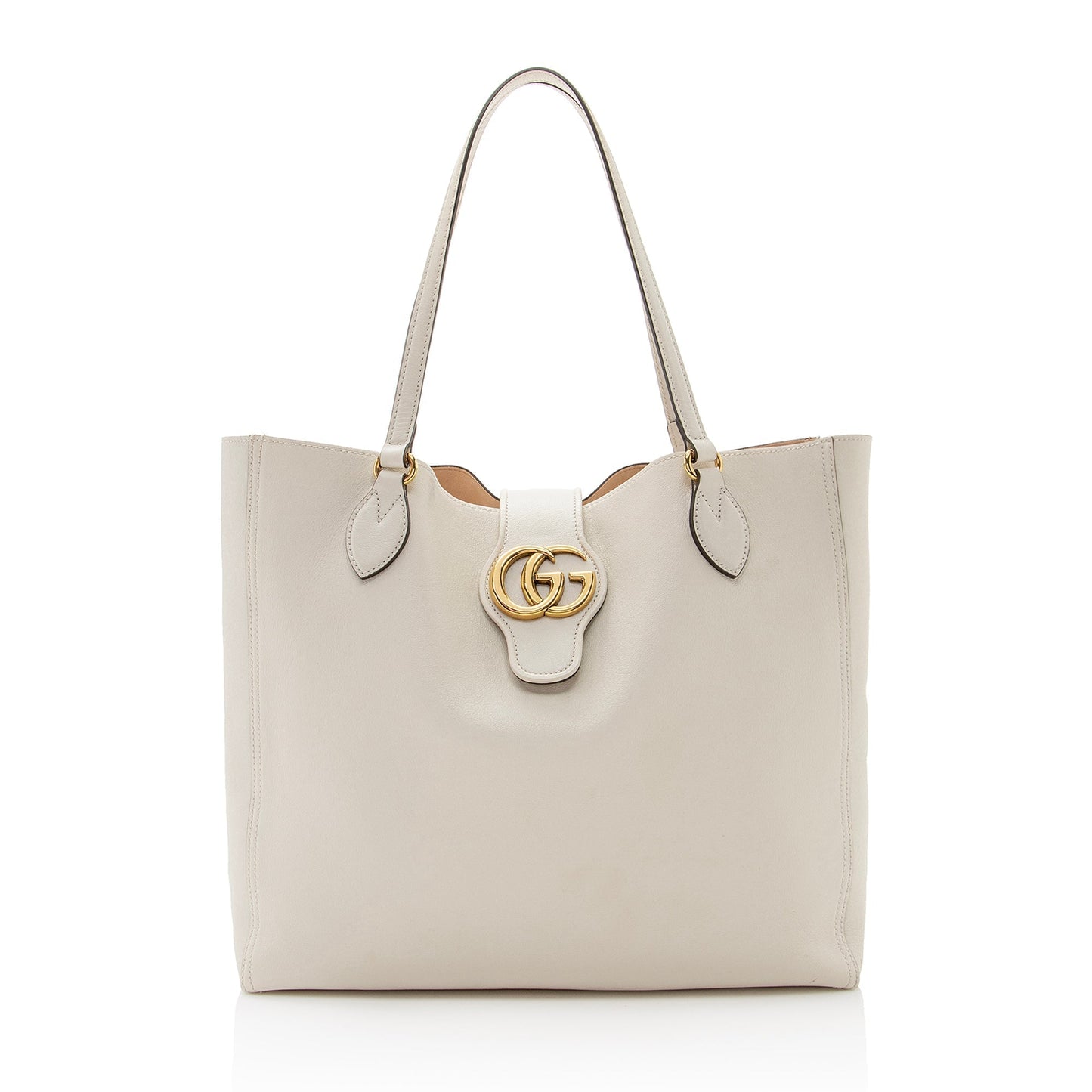 Gucci Leather Dahlia Medium Tote