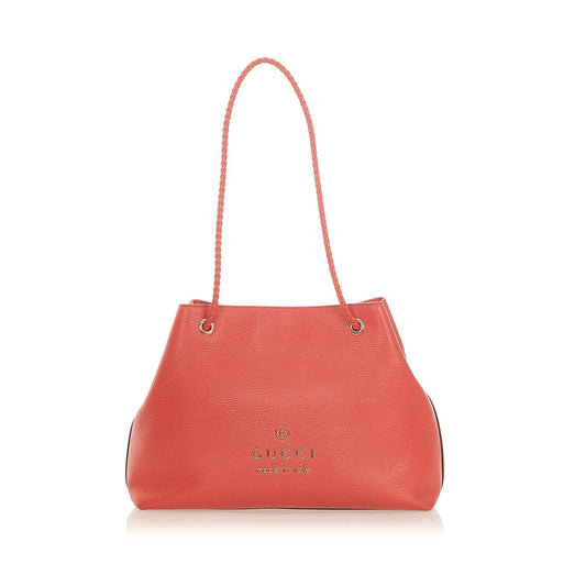 Gucci Leather Gifford Tote Bag (SHG-19689)