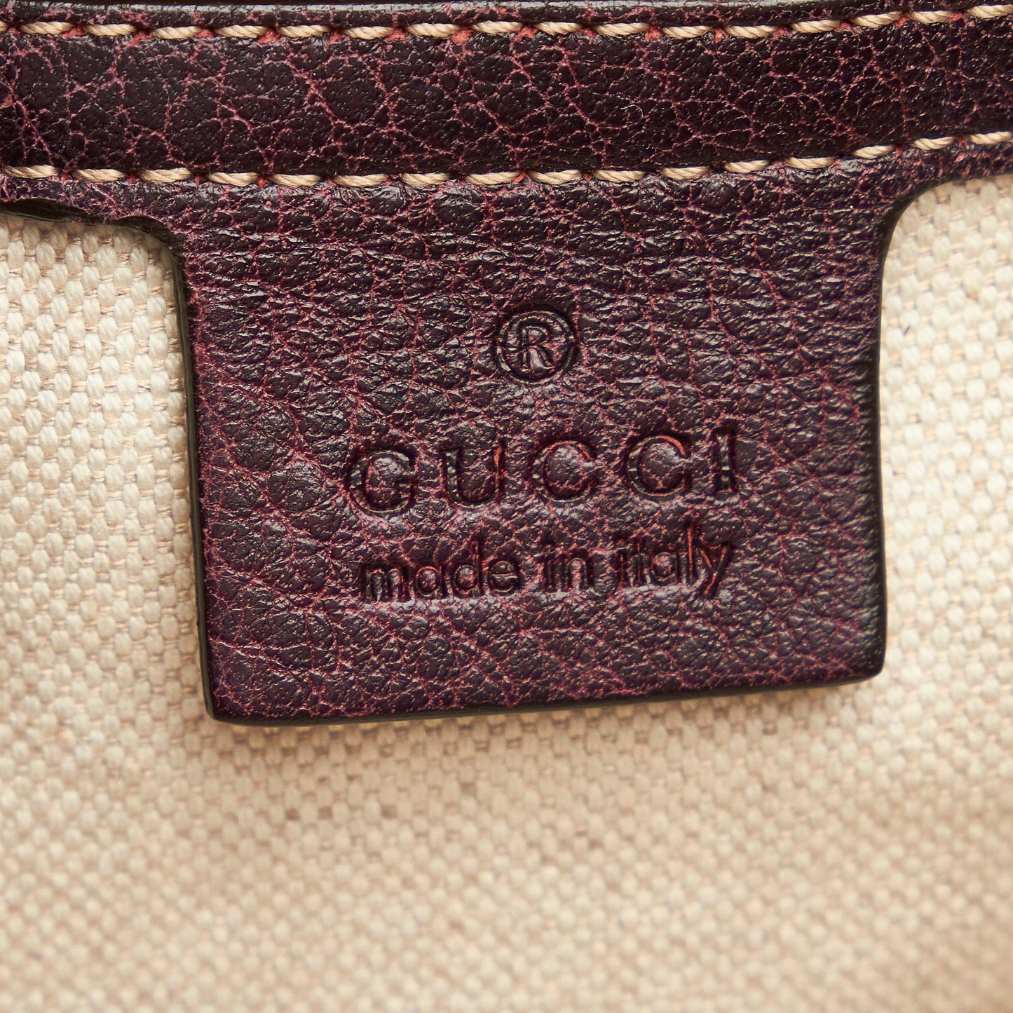 Gucci Leather Tote Bag