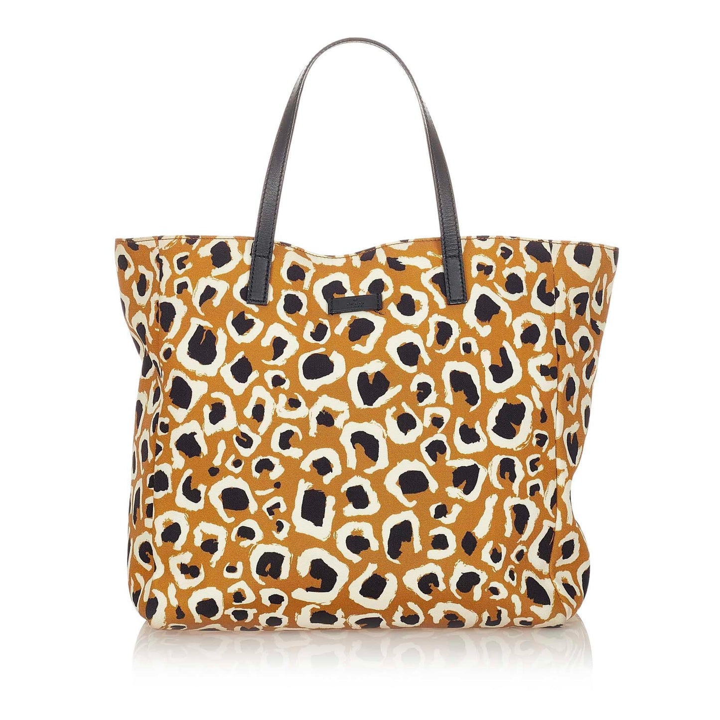 Gucci Leopard Printed Nylon Tote Bag