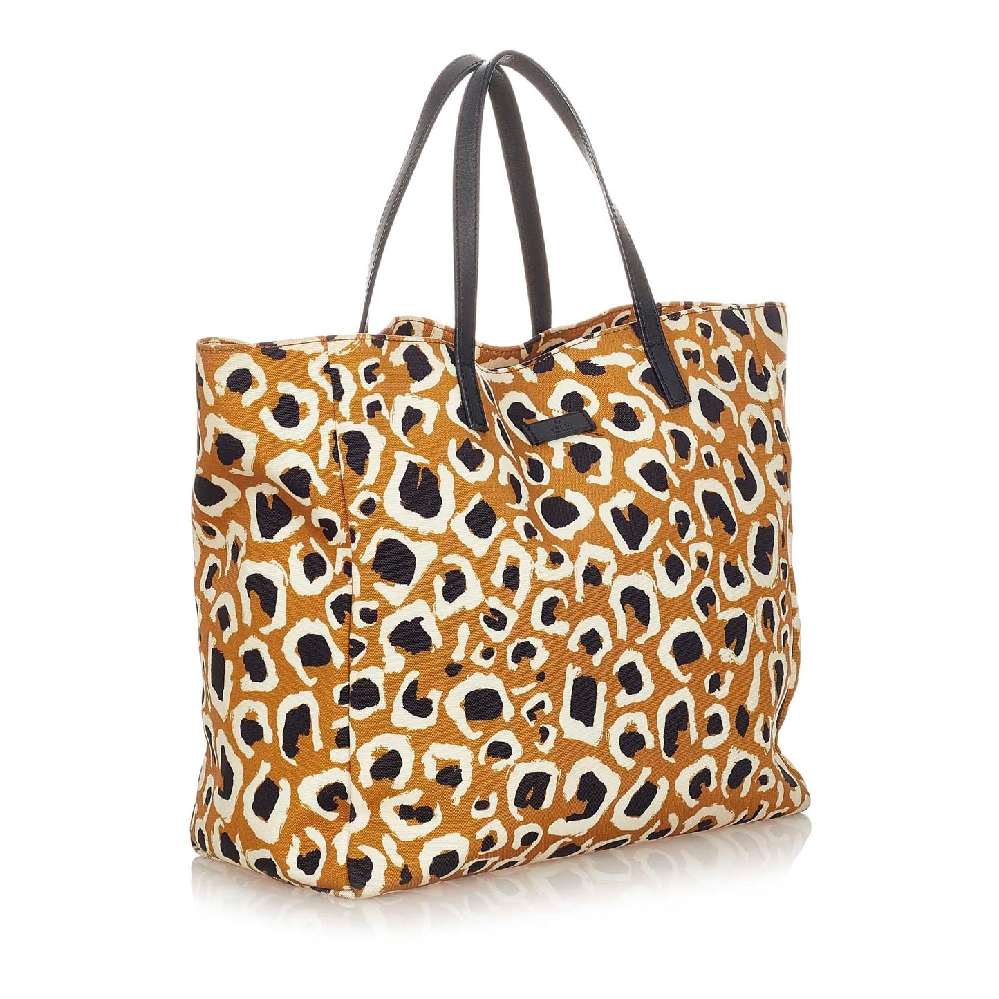 Gucci Leopard Printed Nylon Tote Bag