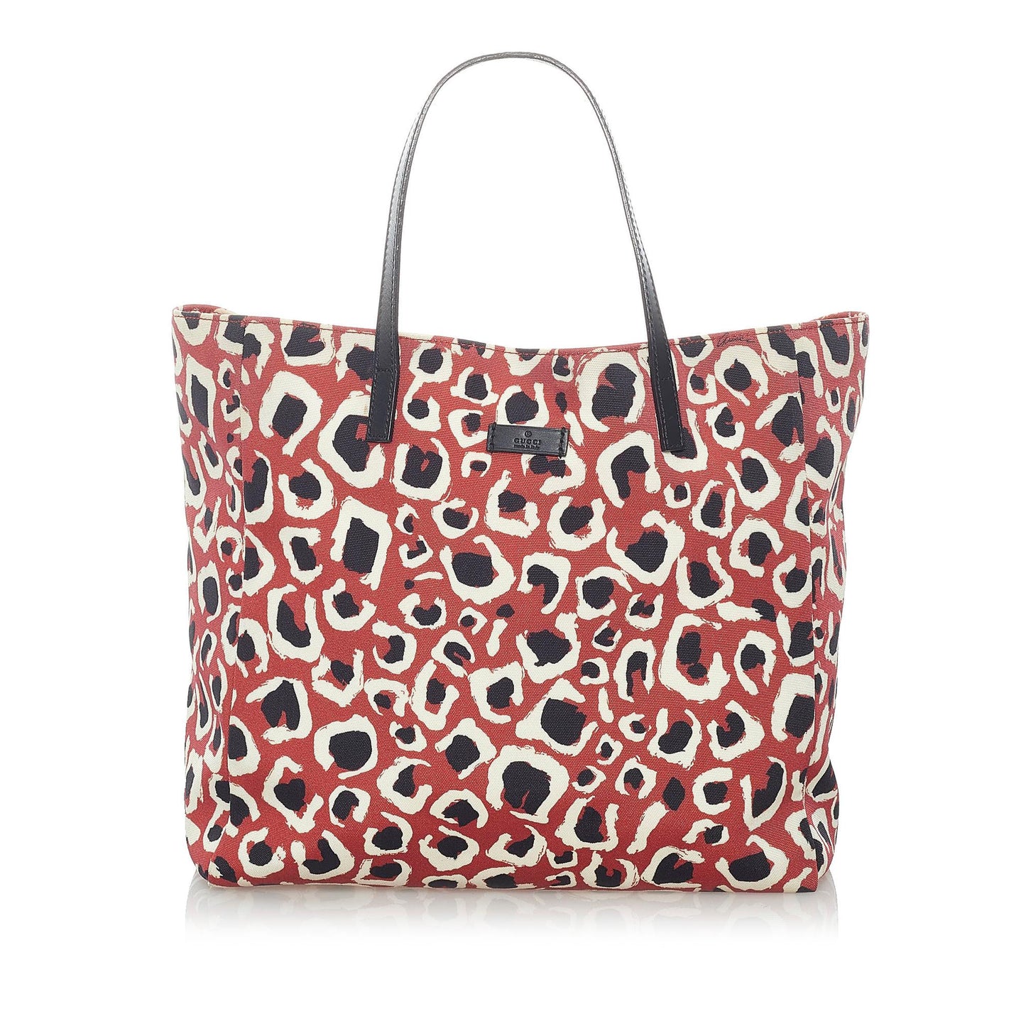 Gucci Leopard Printed Nylon Tote Bag