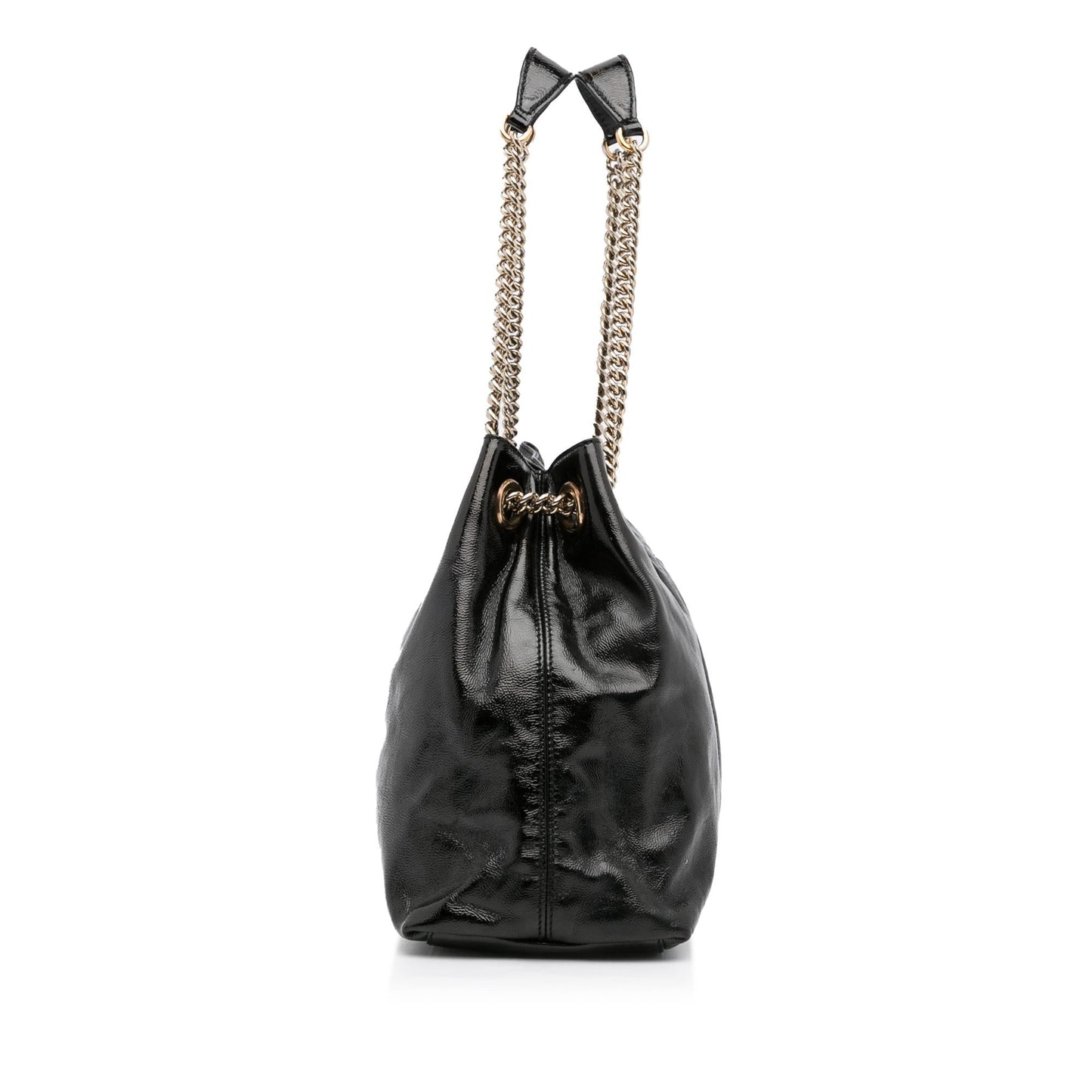 Gucci Medium Patent Soho Chain Tote (SHG-skULqA)