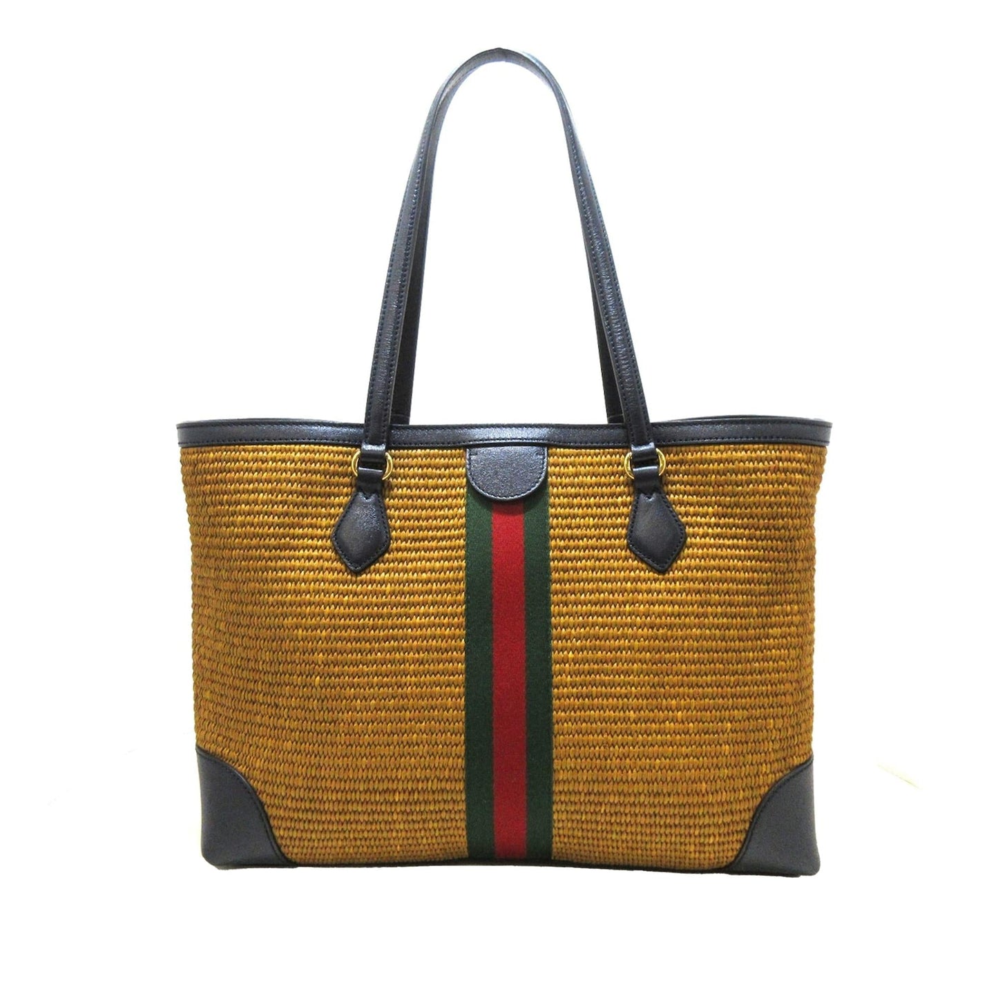 Gucci Medium Raffia Ophidia Tote Bag (SHG-prwlXI)