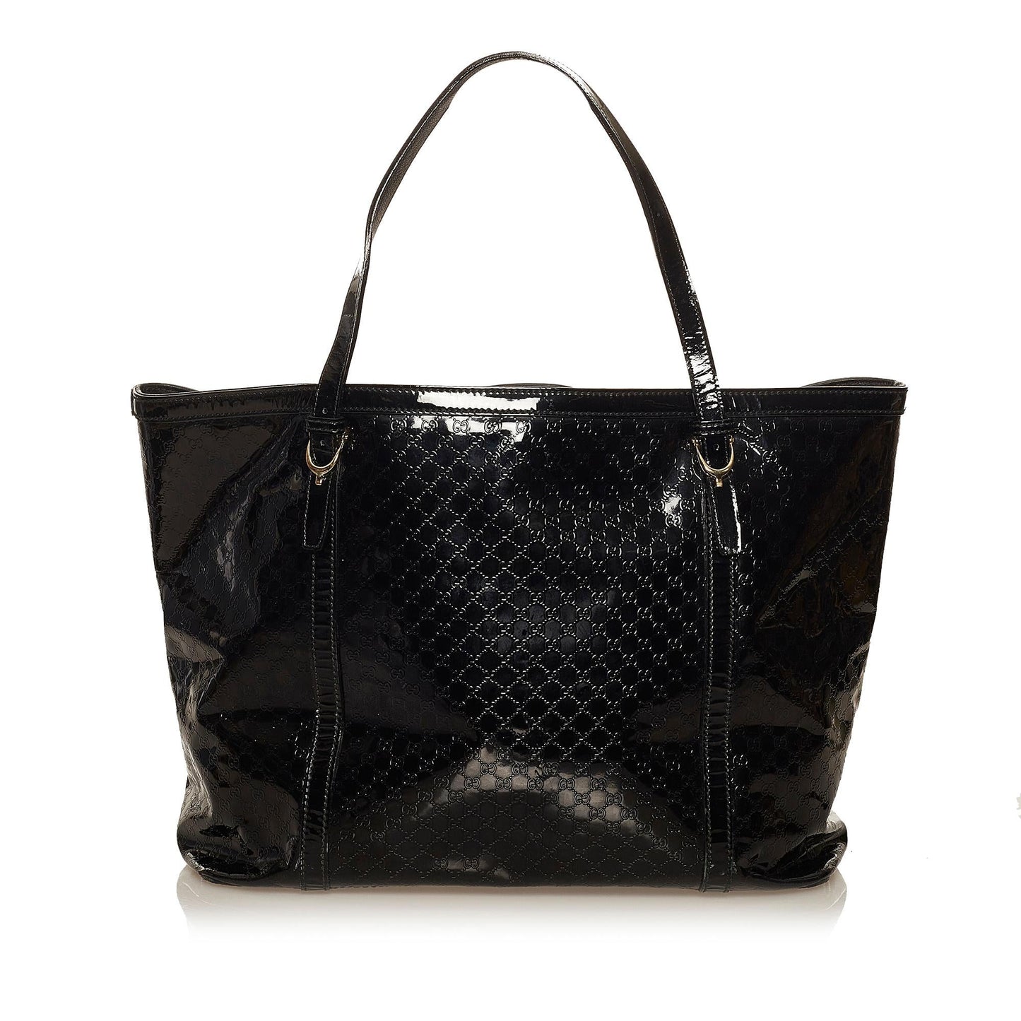 Gucci Microguccissima Nice Patent Leather Tote Bag (SHG-29390)