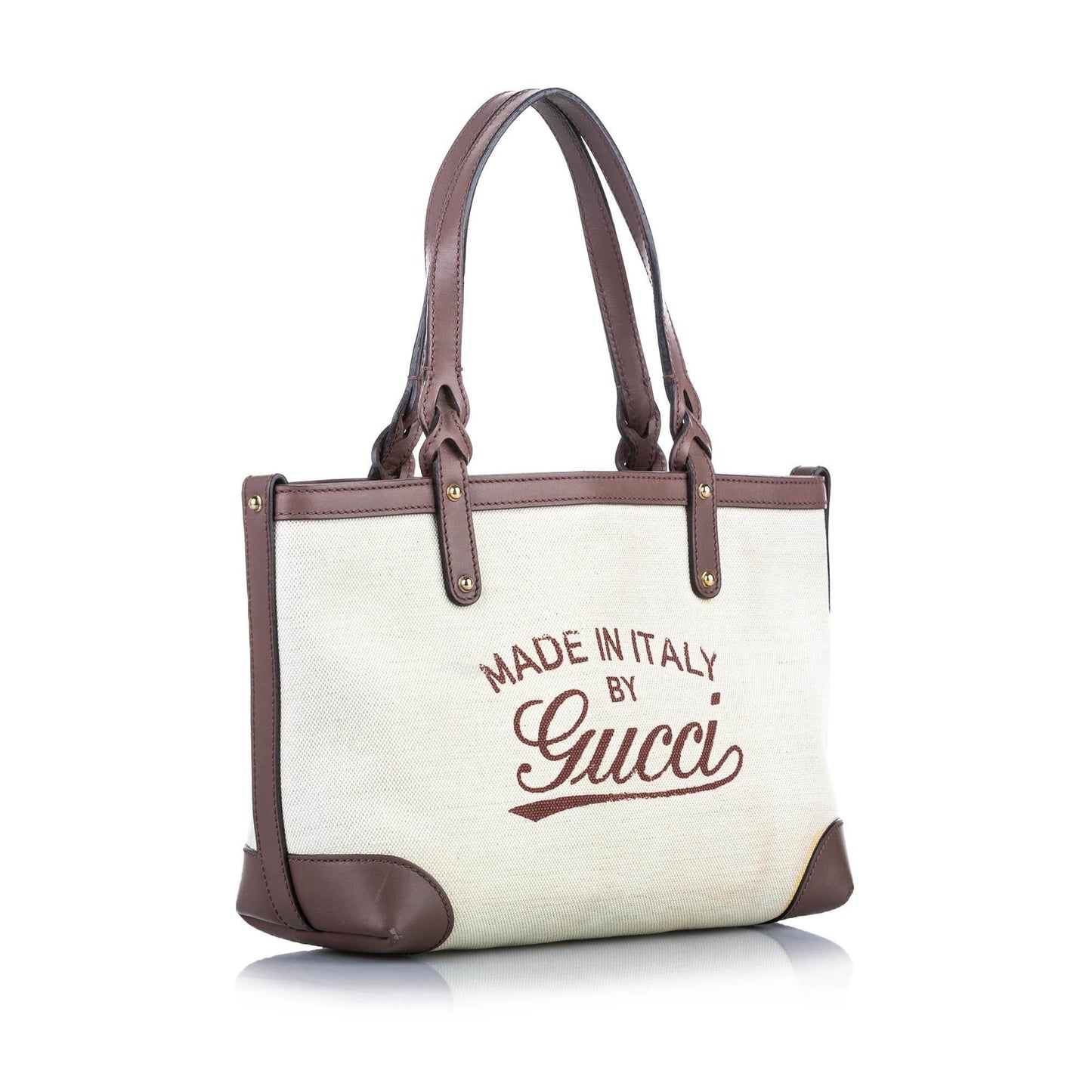 Gucci Script Logo Canvas Tote (SHG-18210)