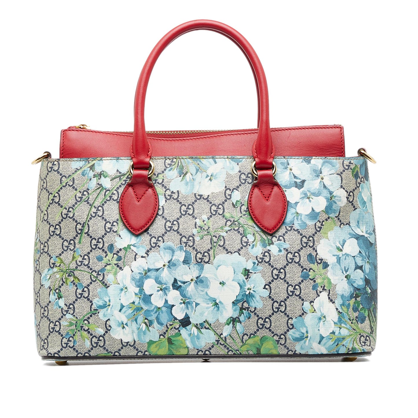 Gucci Small GG Supreme Blooms Linea A Tote (SHG-tw2bJF)