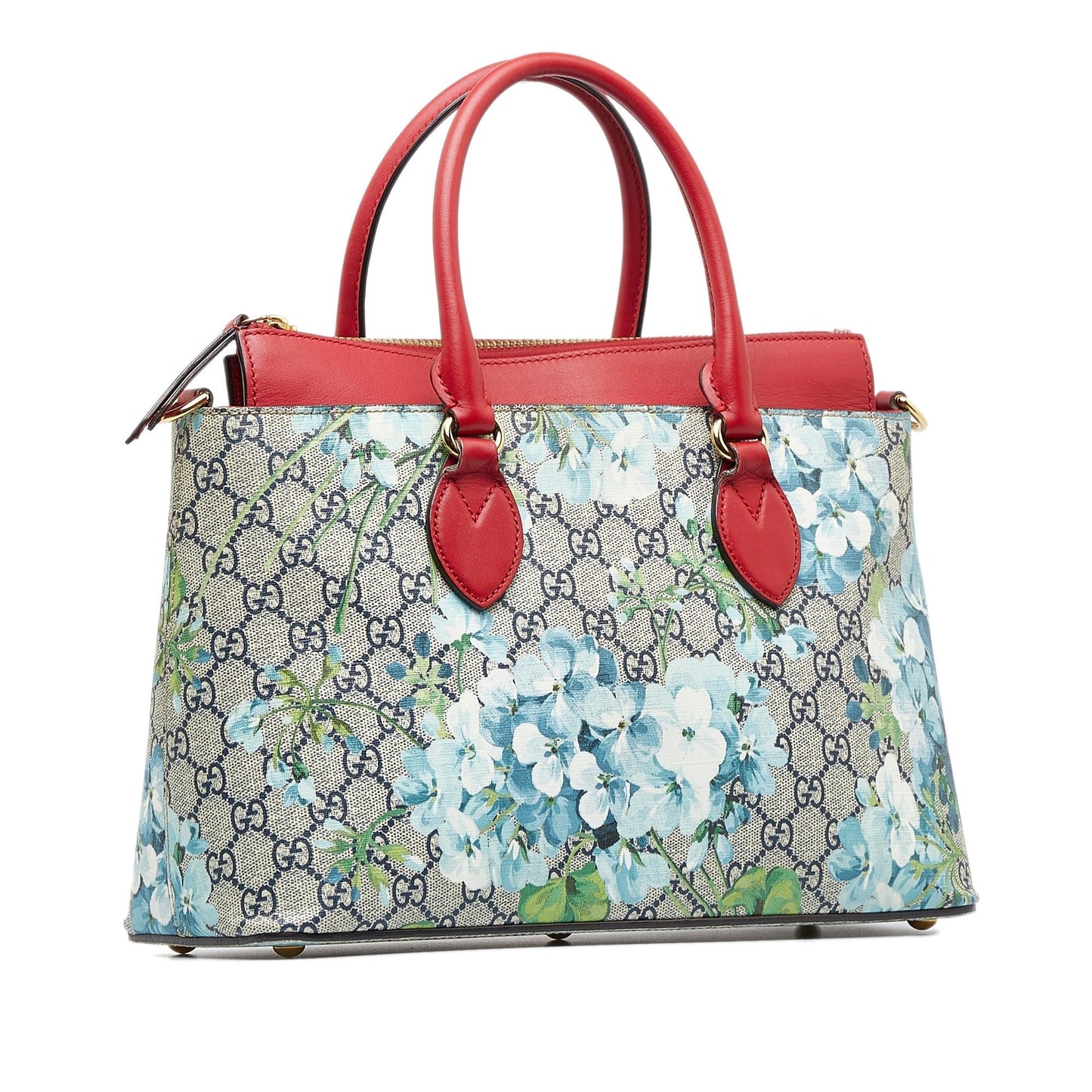 Gucci Small GG Supreme Blooms Linea A Tote (SHG-tw2bJF)