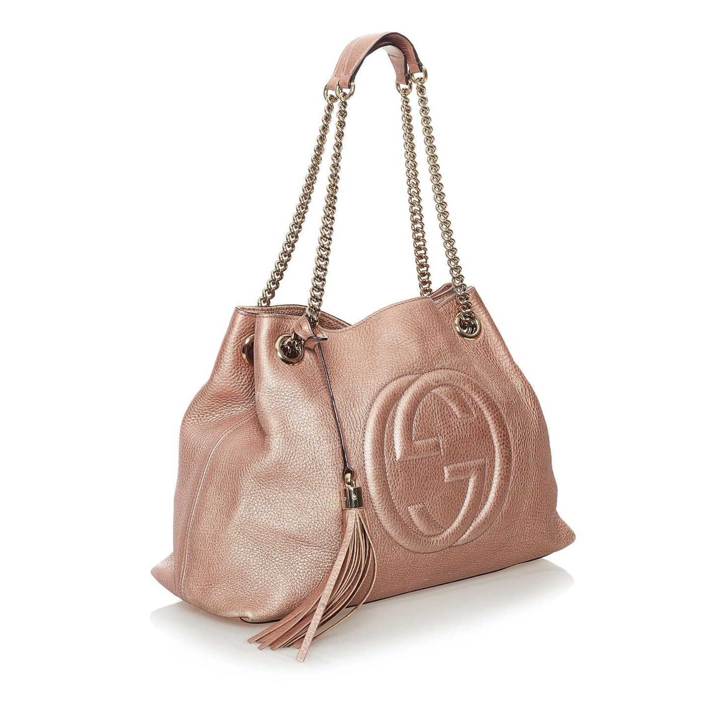 Gucci Soho Chain Leather Tote Bag