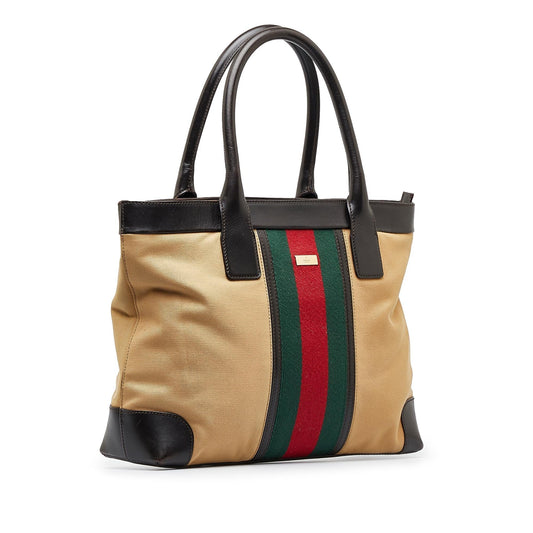 Gucci Web Tote Bag (SHG-PfOqI7)