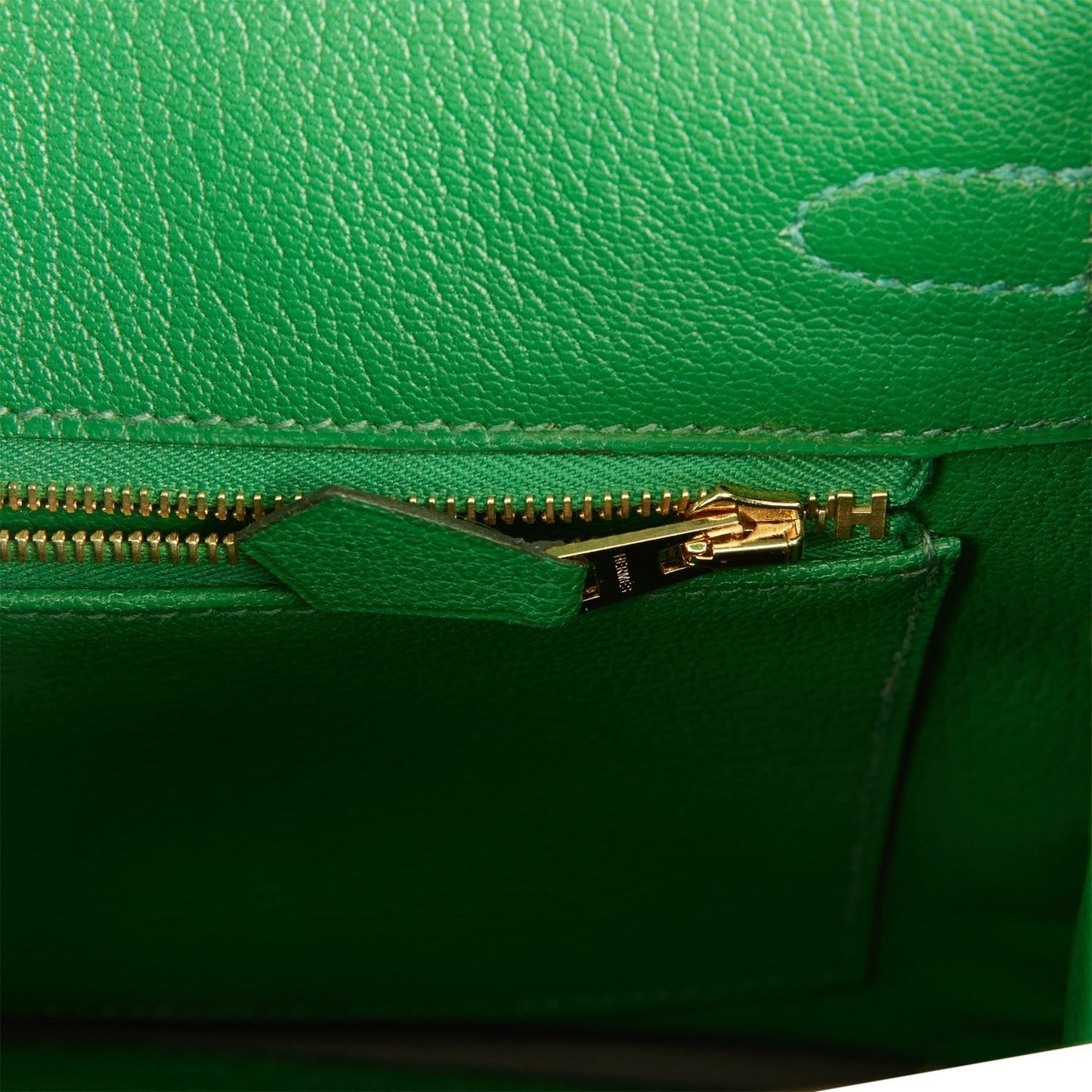 Hermes Special Order (HSS) Birkin 25 Vert Vertigo Verso Ostrich Gold Hardware