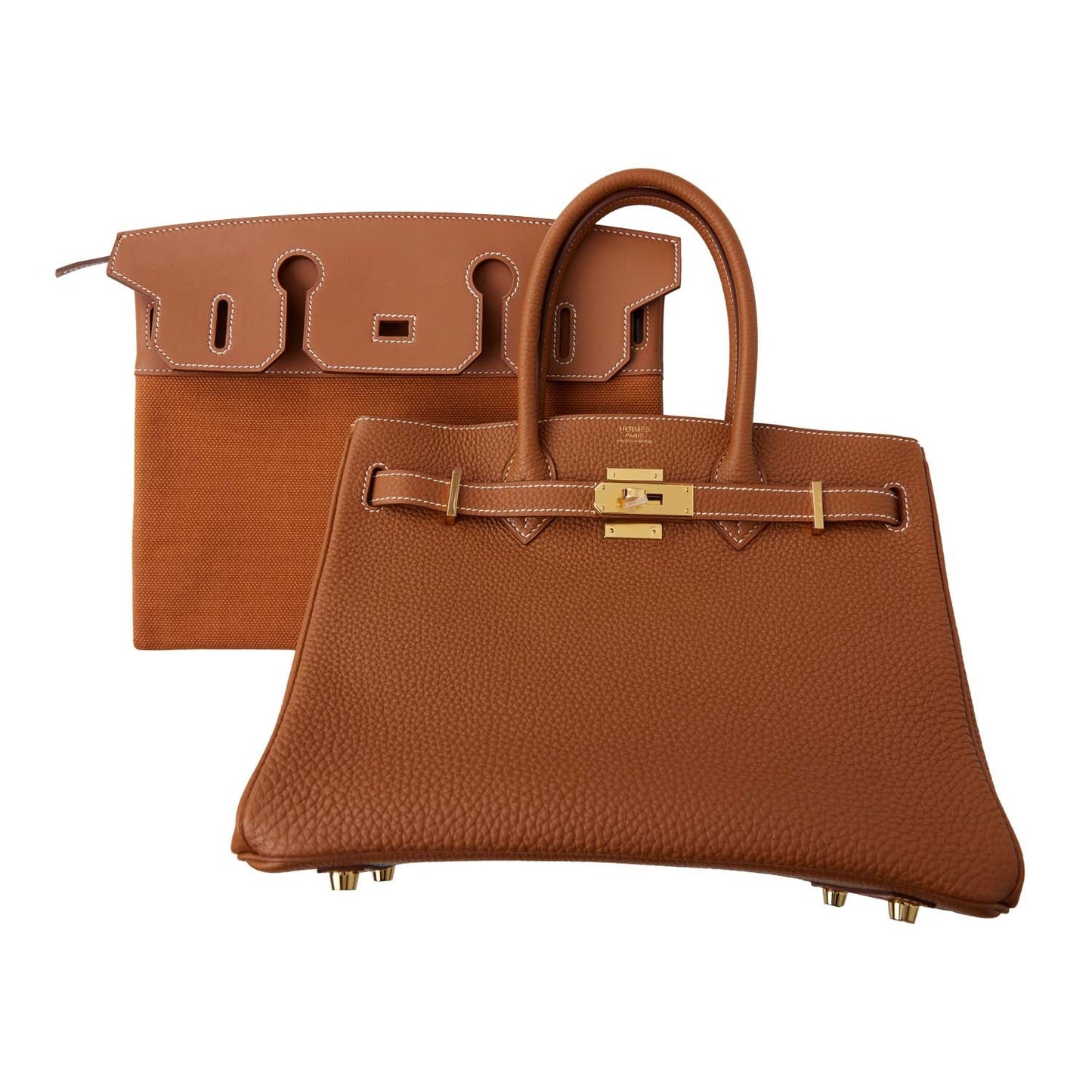 Hermes 3 En 1 Birkin 30 Gold Togo and Swift Gold Hardware