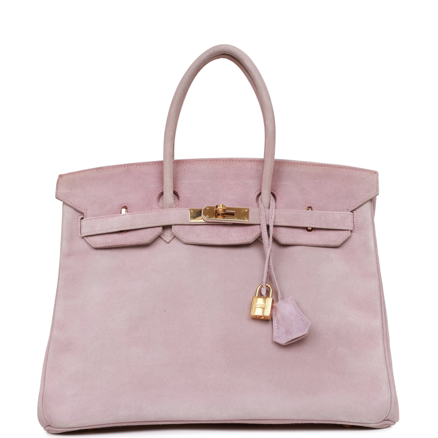 Pre-owned Vintage Hermes Birkin 35 Lilac Doblis Gold Hardware